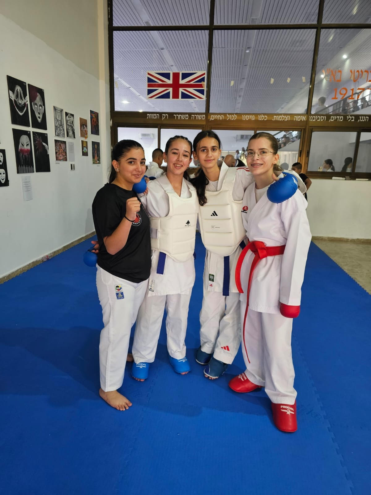 ابطال وبطلات مدرسة حسني عرار للكراتيه يشاركون في بطولة اسرائيل للكراتيه للعام 2025